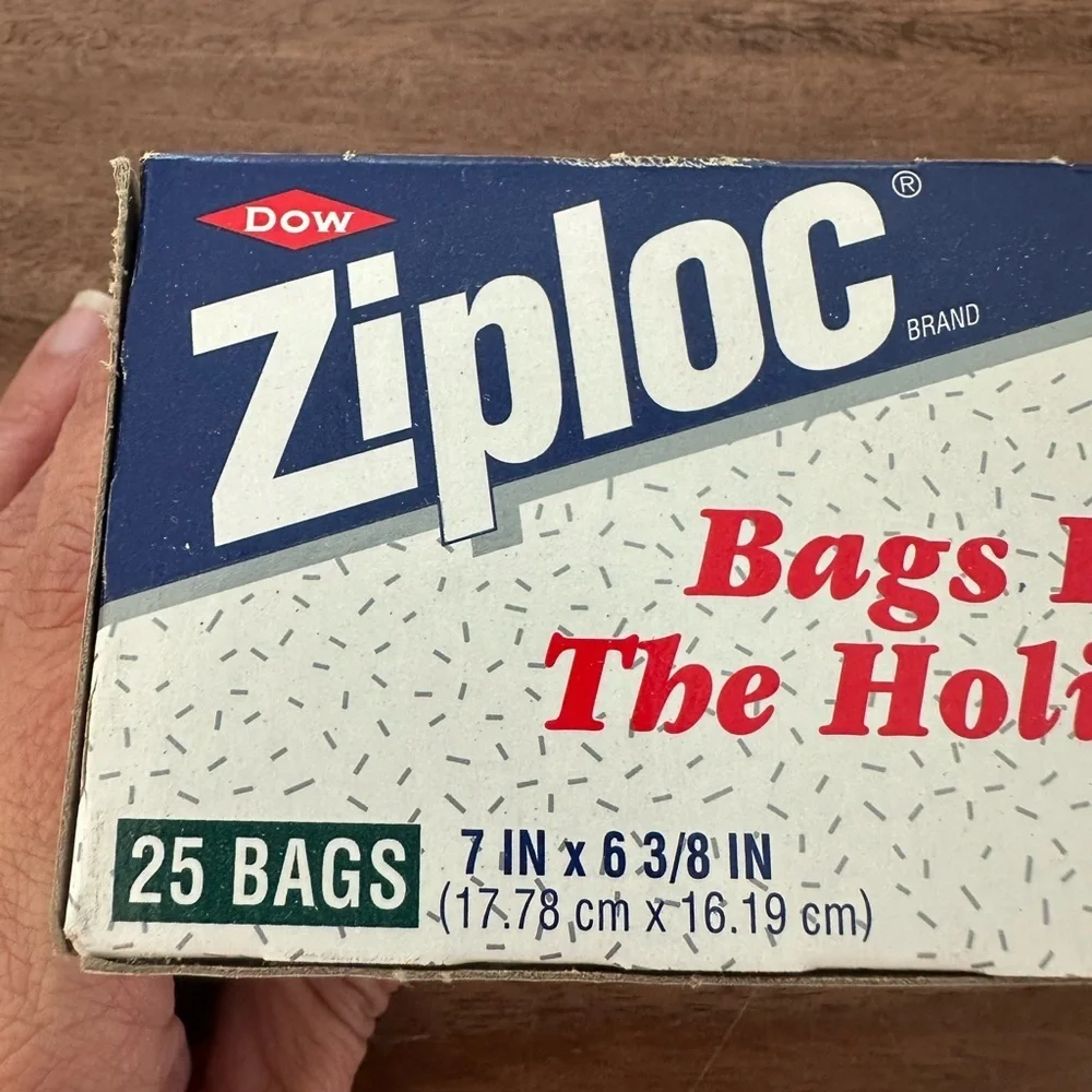 Ziploc Vintage Christmas Baggies New vintage Christmas party